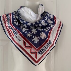 Official Ski Oslo World Ski Championship 1982 bandana or skiscarf in 100% cotton